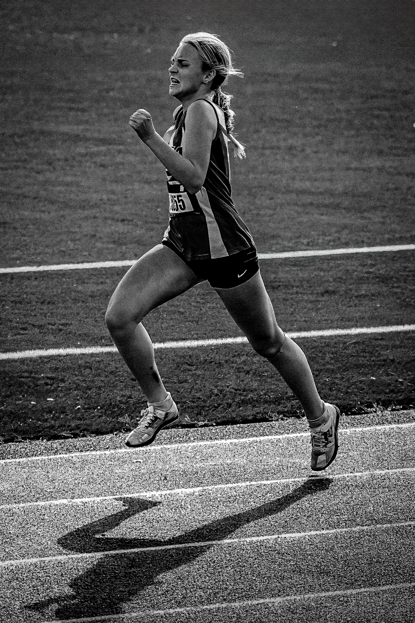 Runner at full stride